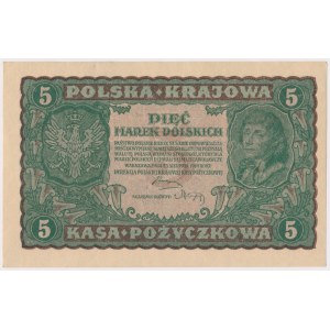 5 marek 1919 Sierpień - II Serja V (Mił.24a)