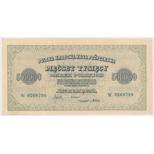 500.000 mkp 1923 - 7 cyfr - W