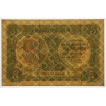 Bilet zdawkowy, 5 złotych 1925 Konstytucja - PIĘKNA