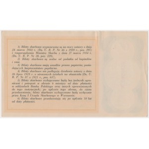 Bilet Skarbowy Ministerstwa Skarbu - 1.000 złotych 1939