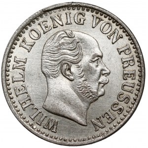 Prusy, Wilhelm I, 1/2 grosza srebrnego 1866-A, Berlin