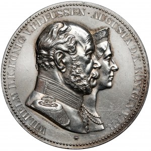 Niemcy, Prusy, Wilhelm I, Medal bez daty (1879) - Złote gody