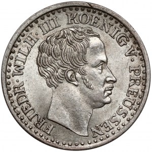 Prusy, Friedrich Wilhelm III, Grosz srebrny 1833-A, Berlin