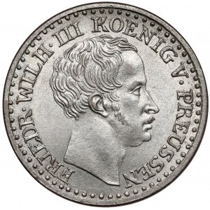 Prusy, Friedrich Wilhelm III, Grosz srebrny 1825-A, Berlin
