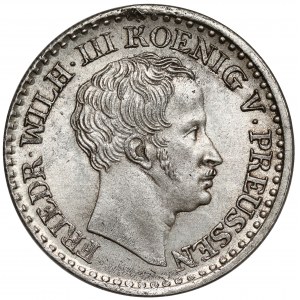 Prusy, Friedrich Wilhelm III, Grosz srebrny 1822-A, Berlin