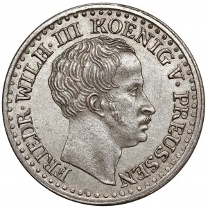 Prusy, Friedrich Wilhelm III, Grosz srebrny 1824-A, Berlin