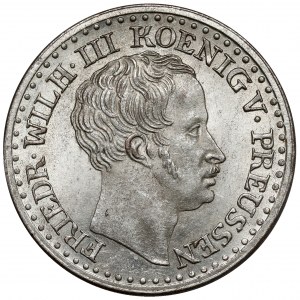 Prusy, Friedrich Wilhelm III, Grosz srebrny 1824-A, Berlin