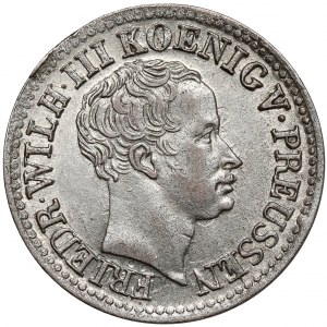 Prusy, Friedrich Wilhelm III, 1/2 grosza srebrnego 1822-A, Berlin