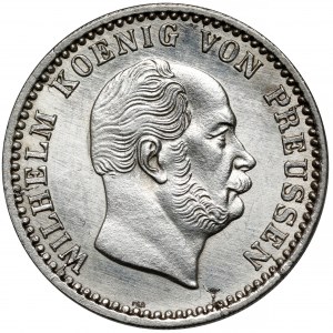 Prusy, Wilhelm I, 2-1/2 grosza srebrnego 1868-A, Berlin