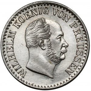 Prusy, Wilhelm I, Grosz srebrny 1867-A, Berlin