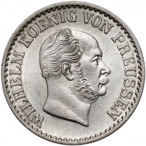 Prusy, Wilhelm I, Grosz srebrny 1867-C, Frankfurt