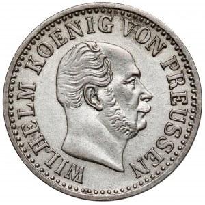 Prusy, Wilhelm I, 1/2 grosza srebrnego 1870-A, Berlin