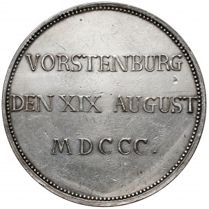 Śląsk, Franciszek II, Medal Ostatni turniej rycerski na Śląsku 1800