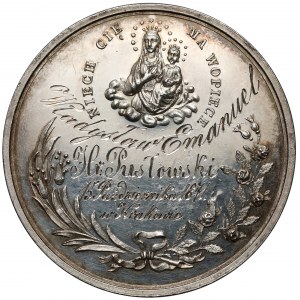 Medal chrzcielny SREBRO - Niech Cię ma w Opiece - dla Hrabiego