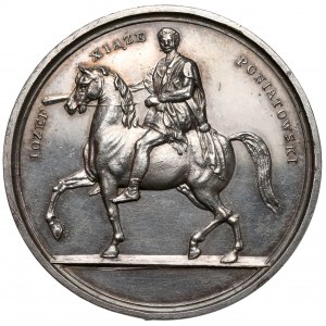 Medal SREBRO Model pomnika ks. Józefa Poniatowskiego 1829