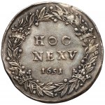Jan II Kazimierz, Medal Bitwa pod Beresteczkiem 1651 - rzadki - cienki napis
