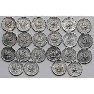 5 groszy 1960-1968 - zestaw (22szt)