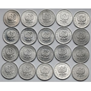 20 groszy 1970-1980 - zestaw (20szt)