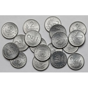 2 grosze 1949 - zestaw (18szt)