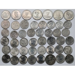 10-100 złotych - zestaw MIX (47szt)