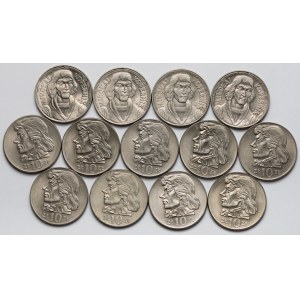 10 złotych 1968-1973 Kopernik i Kościuszko - zestaw (13szt)