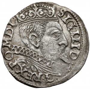 Zygmunt III Waza, Trojak Poznań 1597 - kwiat