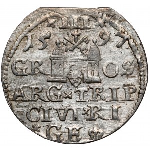 Zygmunt III Waza, Trojak Ryga 1597