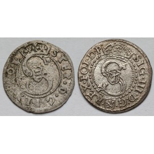 Szelągi Wilno 1584 i Malbork 1592 - zestaw (2szt)