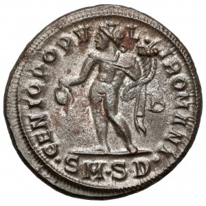Galeriusz jako cezar (296-297 n.e.) Follis, Serdica
