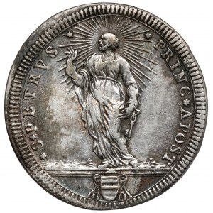 Watykan, Klemens XI, Testone AN XVII (1716/1717)
