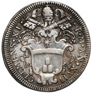 Watykan, Klemens XI, Testone AN XVII (1716/1717)
