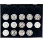 Australia, 1 dolar 2007-2020 - Koala - zestaw (14szt)