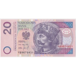 20 zł 1994 - YB - seria zastępcza