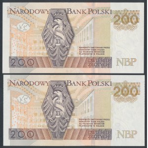 200 zł 2015 - AA i AD - zestaw (2szt)