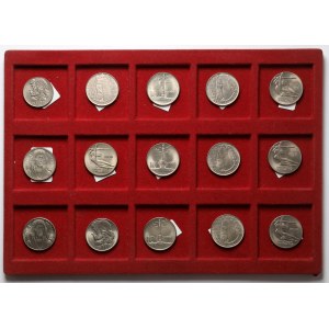 PRL, 10 zł 1964-1971 - zestaw (15szt)