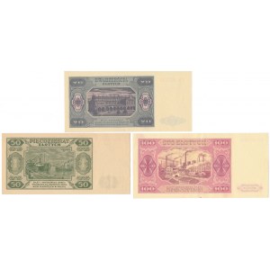 Zestaw 20, 50 i 100 zł 1948 (3szt)