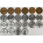 PRL, Medale o tematyce historycznej - zestaw (22szt)