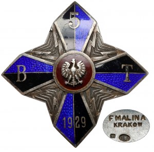Badge, 5th Telegraph Battalion - in SILVER
