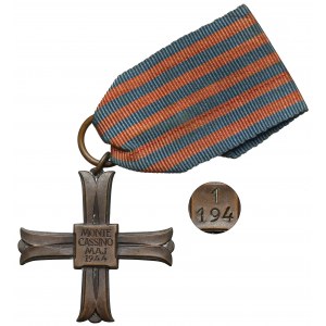 PSZnZ, Krzyż Monte Cassino [1194] - dla podporucznika