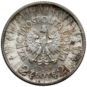 Piłsudski 2 złote 1936 - rzadki rok