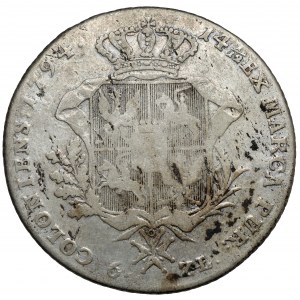 Poniatowski, Talar 6-złotowy 1794