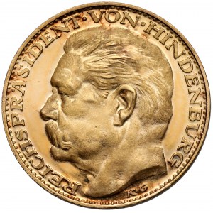Niemcy, Medal ZŁOTO 1928 - Prezydent von Hindenburg