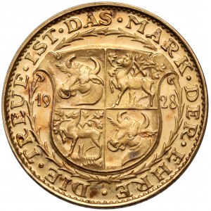 Niemcy, Medal ZŁOTO 1928 - Prezydent von Hindenburg