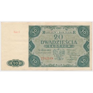 20 złotych 1947 - C