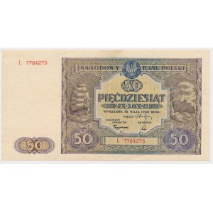 50 złotych 1946 - Ł - duża litera