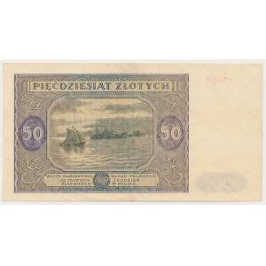 50 złotych 1946 - Ł - duża litera