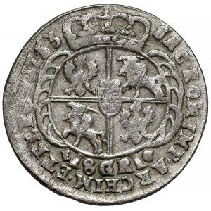 August III Sas, Dwuzłotówka Lipsk 1753 - 8 GR - efraimek