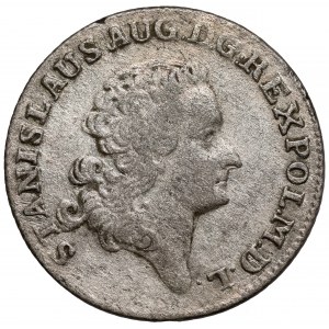 Poniatowski, Złotówka 1766 FS - fałszerstwo PRUSKIE