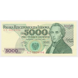 5.000 zł 1988 - CZ