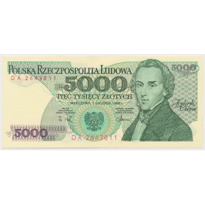 5.000 zł 1988 - DA